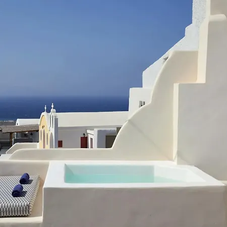 Luxury Santorini Elysian Tria Private Plunge Pool Sea Village View 1 Bedroom Oia